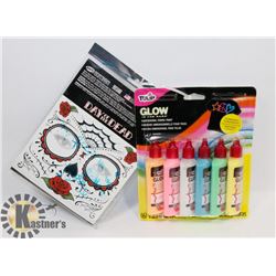 GLOW IN THE DARK FABRIC PAINT &
