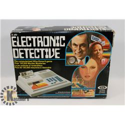 VINTAGE ELECTRONIC DETECTIVE GAME