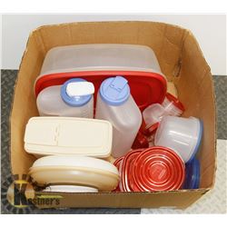 BOX W/RUBBERMAID 32-PC FOOD STORAGE