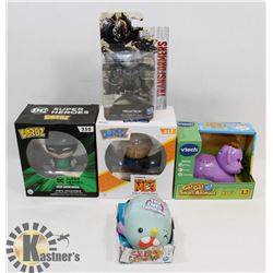 5 NEW ASSORTED COLLECTIBLES/ 2 DORBZ