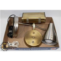 CHELSEA PEWTER TOUCH TASK LAMP, AND OFFICE DESK