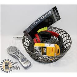 BASKET WITH JENSEN UNIVERSAL 5 REMOTE PROGRAMMABLE