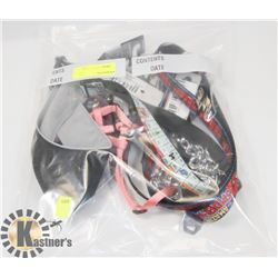 BAG OF DOG COLLARS AND/ OR LEASHES