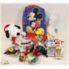 Image 1 : BOX OF ASSORTED TOYS INCL SNOOPY, POCKET POP NINJA
