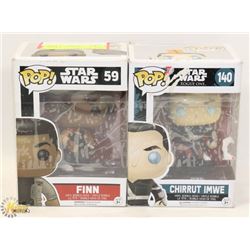 A PAIR OF STAR WARS FUNKO POPS