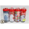 Image 1 : LOT OF 4 NEW COCA-COLA TWIST OFF PERSONAL HANDHELD