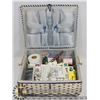 Image 1 : SEWING BASKET WITH CONTENTS