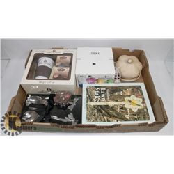 LARGE LOT OF NEW HOME DECOR & KITCHEN ITEMS