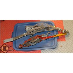 LOT OF TWO CABLE PULLERS