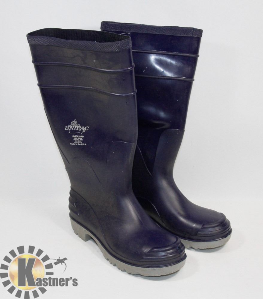 UNIGUARD STEEL SHANK / TOE SIZE 5 RUBBER BOOTS Kastner Auctions