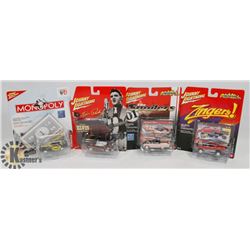 LOT OF 4 NEW OLD STOCK JOHNNY LIGHTNING COLLECTOR