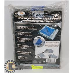 3 NEW POLY TARPS / REVERSABLE