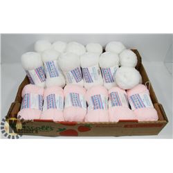FLAT OF ASSORTED YARN