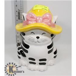 CAT SHAPED COOKE JAR
