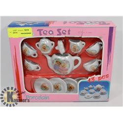 PORCELAIN 13PC KIDS TEA SET