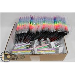 BOX W/24 NEW PACKS OF MARKERS & 13 NEW