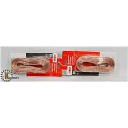 RCA SPEAKER WIRE / 18G /  50FT X 2