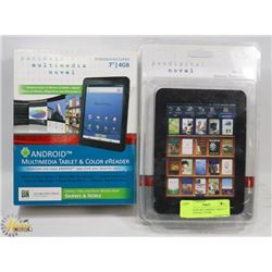 PANIMAGE MULTIMEDIA TABLET 7" 4GB WITH GEL COVER.