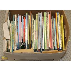 LARGE BOX OF OVER 80 KIDS BOOKS, DISNEY, DR SEUSS