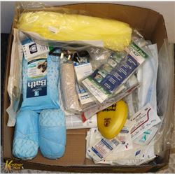 LARGE BOX OF 1ST AID & MEDICAL SUPPLIES -
