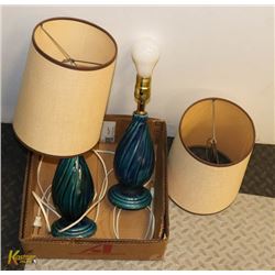 2 LAMPS WITH SHADES