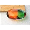 Image 1 : 7)  LAB CREATED BI-COLORED TOURMALINE