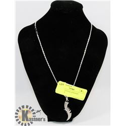 NEW KNIFE STEEL PENDANT NECKLACE