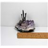 Image 1 : 5)  NATURAL AMETHYST GEODE WITH