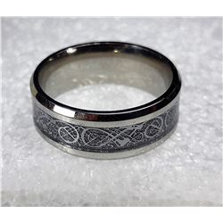 3)  STAINLESS STEEL CELTIC DESIGN ETCHED