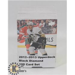 2012-13 BLACK DIAMOND 100 CARD SET HOCKEY