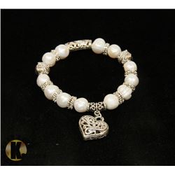 #101- FRESH WATER PEARL BRACELET 10-12MM