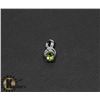 Image 1 : #122--GENUINE GREEN PERIDOT PENDANT