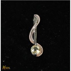#128-GENUINE CITRINE PENDANT