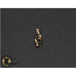 #146-GENUINE BLUE SAPPHIRE PENDANT