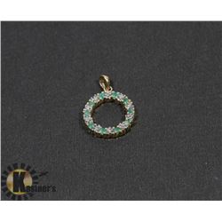 #102-GENUINE EMERALD PENDANT