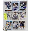 Image 1 : AUTOGRAPHED OILERS HOCKEY CARDS - 9 TOTAL