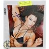 Image 1 : WWE DIVA TARA SIGNED PHOTO WITH LEAF COA
