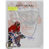 Image 1 : MONTREAL CANADIENS ANDY MOOG SIGNED PHOTO