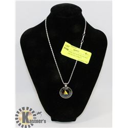 NEW FATHER AND SON NECKLACE TO MY SON NEVER FORGET