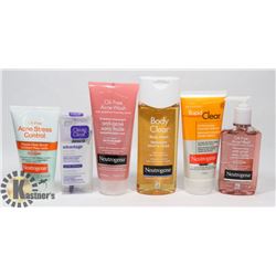 BAG OF ASSORTED CLEANSERS - MOSTLY NEUTROGENA