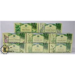 EIGHT BOXES OF ASSORTED HERBAL TEAS