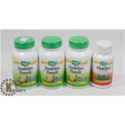 THREE NATURES WAY DANDELION 100 CAPSULES EACH