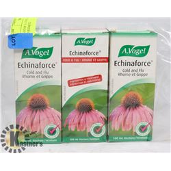 LOT OF 3 A. VOGEL ECHINAFORCE COLD & FLU