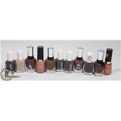 BAG OF ASSORTED NAIL POLISH