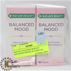 BAG OF 2 NATURES BOUNTY BALANCED MOOD, 60 CAPSULES