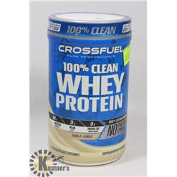 CROSSFUEL 100% WHEY PROTEIN POWDER 680G VANILLA,
