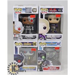 FUNKOS, SPIDERMAN, AVENGERS ETC