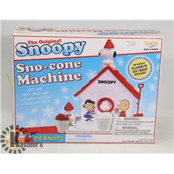 THE ORIGINAL SNOOPY SNO-CONE MACHINE