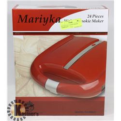 NEW WALNUT COOKIE MAKER - RED.