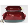 Image 1 : TWO BAKING DISHES